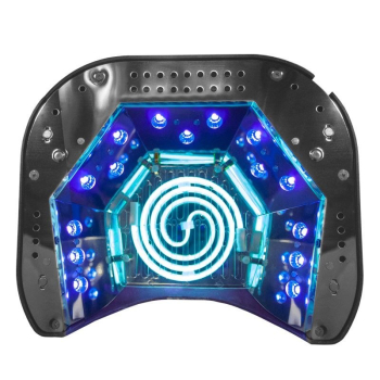 LAMPA PROFESSIONAL 2W1 UV LED+CCFL 48W TIMER+SENSOR SREBRNA